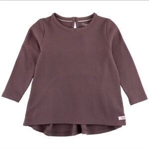 Ruffle butts purple waffle top